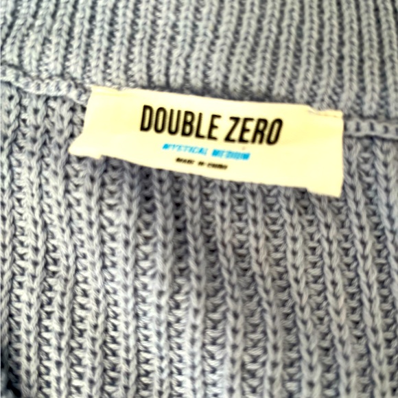 Double Zero women’s cropped cable-knit sweater vest lavender size M - Picture 4 of 7